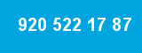 920 522 17 87